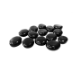 Декоративные керамические камни черные 14 шт (ZeFire) Декоративные керамические камни черные 14 шт (ZeFire)