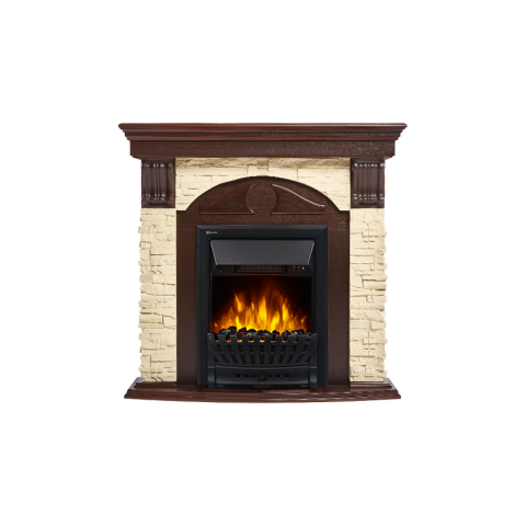 Портал Torre Classic камень слоновая кость, шпон темный дуб