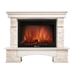 Портал Pietra 30S камень белый, шпон белёный дуб