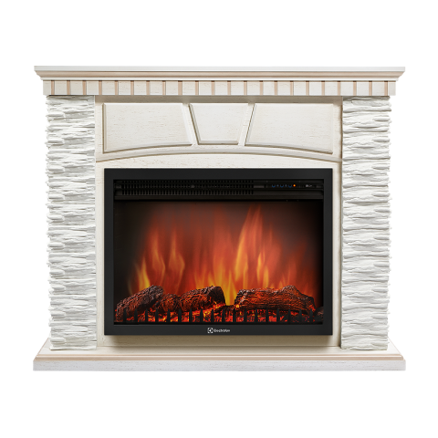 Портал Porto 30U (угловой) камень белый, шпон белёный дуб