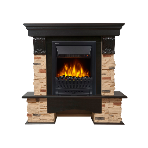 Портал Pietra Classic камень сланец натуральный, шпон венге