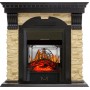 Каминокомплект Dublin - Венге / Сланец с очагом Majestic FX M Black