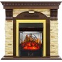 Каминокомплект Dublin - Темный дуб / Сланец с очагом Majestic FX M Brass Каминокомплект Dublin - Темный дуб / Сланец с очагом Majestic FX M Brass