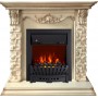 Каминокомплект Adriana - Cлоновая кость с очагом Aspen Black Каминокомплект Adriana - Cлоновая кость с очагом Aspen Black
