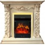 Каминокомплект Adriana - Cлоновая кость с очагом Majestic FX Brass