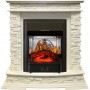 Каминокомплект Luzern - Слоновая кость с очагом Majestic FX M Black