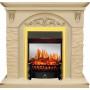 Каминокомплект Bern Сланец крупный бежевый / Алебастр темная патина с очагом Fobos FX M Brass Каминокомплект Bern Сланец крупный бежевый / Алебастр темная патина с очагом Fobos FX M Brass