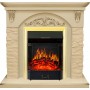Каминокомплект Bern Сланец крупный бежевый / Алебастр темная патина с очагом Majestic FX Brass Каминокомплект Bern Сланец крупный бежевый / Алебастр темная патина с очагом Majestic FX Brass