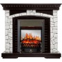 Каминокомплект Glasgow - Венге / Белый с очагом Fobos FX M Black