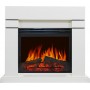 Каминокомплект Lindos - Белый с очагом Jupiter FX New