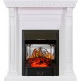 Каминокомплект Orlean - Белый с очагом Majestic FX M Black