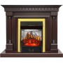 Каминокомплект Dallas - Темный дуб с очагом Majestic FX M Brass