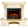 Каминокомплект Pierre Luxe угловой - Шампань / Слонова кост с патиной с очагом Dioramic 25 LED FX Каминокомплект Pierre Luxe угловой - Шампань / Слонова кост с патиной с очагом Dioramic 25 LED FX