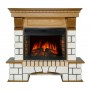 Каминокомплект Pierre Luxe - Белый / Дуб с очагом Dioramic 25 LED FX Каминокомплект Pierre Luxe - Белый / Дуб с очагом Dioramic 25 LED FX