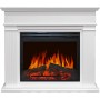 Каминокомплект Adagio - Белый с очагом Jupiter FX New