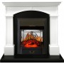 Каминокомплект Langford - Белый с черным с очагом Majestic FX M Black