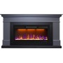 Каминокомплект California Graphite Grey 36/40 - Серый графит с очагом Crystal 36 RF