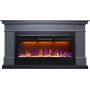 Каминокомплект California Graphite Grey 36/40 - Серый графит с очагом Crystal 40 RF