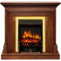 Каминокомплект Bradford - Орех с очагом Fobos FX Brass