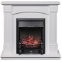Каминокомплект Boston - Белый (Высота 925см) с очагом Fobos FX Black