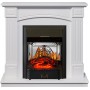 Каминокомплект Boston - Белый (Высота 925см) с очагом Majestic FX M Black