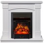 Каминокомплект Boston - Белый (Высота 925см) с очагом Majestic FX Black