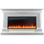 Каминокомплект Chelsea - Белый (Ширина 1350 мм) с очагом Vision 42 LED