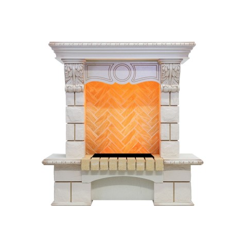 Портал Pierre Luxe угловой - Слоновая кость / Шампань (Высота 975мм)