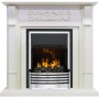 Каминокомплект Venice - Фактурный белый с очагом Flagstaff Каминокомплект Venice - Фактурный белый с очагом Flagstaff
