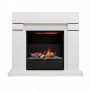 Каминокомплект Lindos - Белый с очагом Albany Каминокомплект Lindos - Белый с очагом Albany