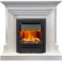 Каминокомплект Bradford - Белый с очагом Brookline Black Каминокомплект Bradford - Белый с очагом Brookline Black