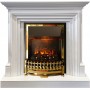 Каминокомплект Bradford - Белый с очагом Atherton