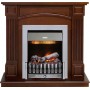 Каминокомплект Boston - Темный дуб (Высота 925см) с очагом Danville Chrome FB2