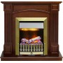 Каминокомплект Boston - Темный дуб (Высота 925см) с очагом Danville Antique Brass FB2