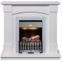 Каминокомплект Boston - Белый (Высота 925см) с очагом Danville Chrome FB2