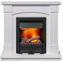 Каминокомплект Boston - Белый (Высота 925см) с очагом Danville Black FB2
