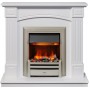 Каминокомплект Boston - Белый (Высота 925см) с очагом Chesford
