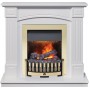 Каминокомплект Boston - Белый (Высота 925см) с очагом Danville Brass FB2 Каминокомплект Boston - Белый (Высота 925см) с очагом Danville Brass FB2