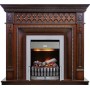 Каминокомплект Alexandria - Махагон коричневый антик с очагом Danville Chrome FB2