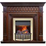 Каминокомплект Alexandria - Махагон коричневый антик с очагом Danville Brass FB2