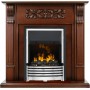 Каминокомплект Venice - Махагон коричневый антик с очагом Flagstaff