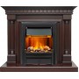 Каминокомплект Dallas - Темный дуб с очагом Brookline Black