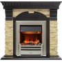 Каминокомплект Dublin - Венге / Сланец с очагом Chesford
