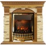 Каминокомплект Dublin -  Дуб / Сланец с очагом Atherton