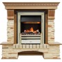 Каминокомплект Pierre Luxe - Дуб / Сланец с очагом Cavendish