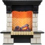 Каминокомплект Pierre Luxe - Венге / Шампань (Высота 975мм) с очагом Cassette 400 NH