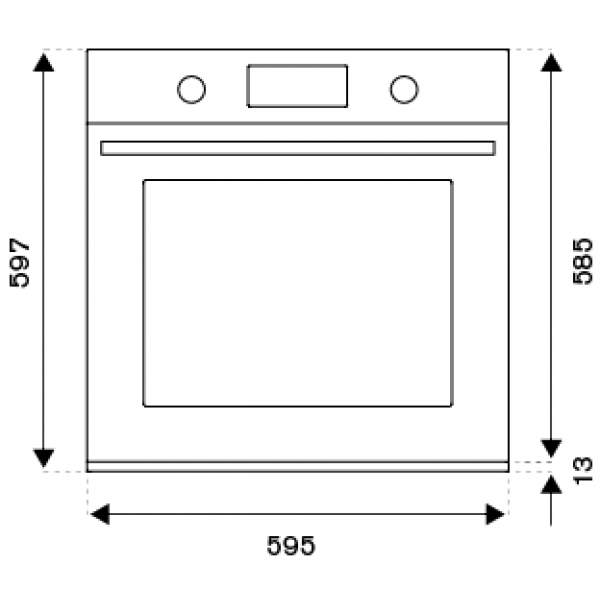 Духовой шкаф bertazzoni f6011hervptax