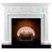 Каминокомплект Palace - Белый с черным с очагом Revillusion RLG25