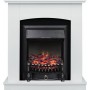 Каминокомплект Barcelona - Белый с очагом Fobos FX Black